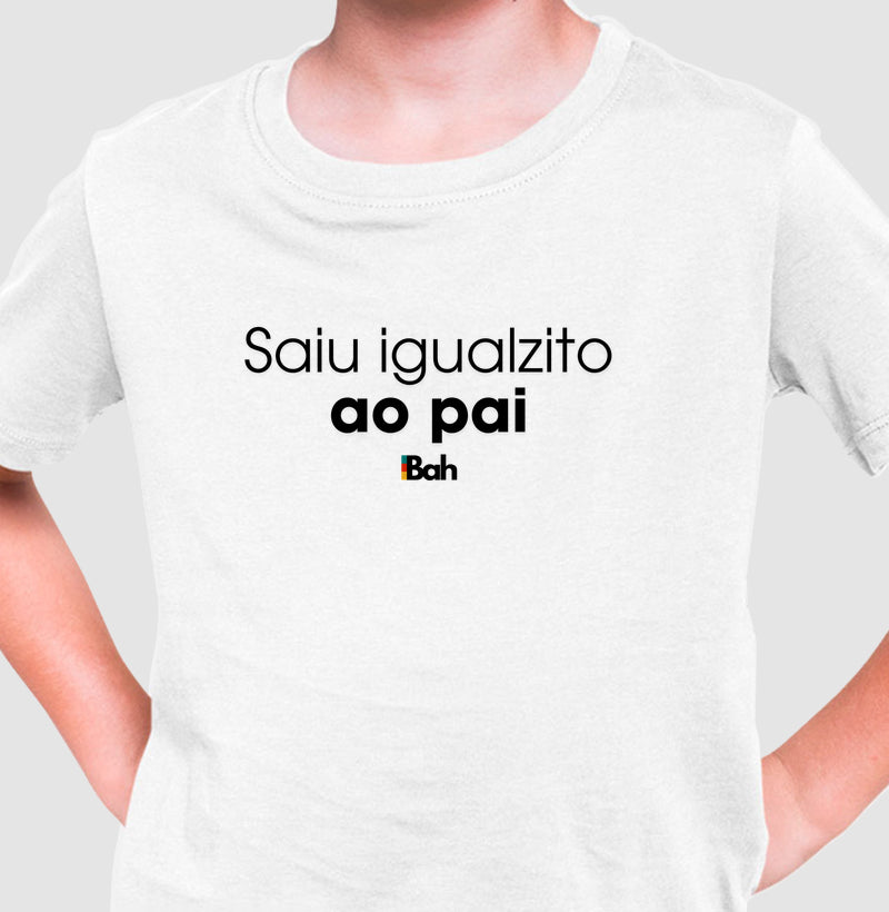 Saiu igualzito ao pai